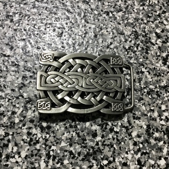 Celtic โฆ Vintage 90s Medieval Unisex Belt Buckle #449 - Picture 3 of 4